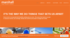 Desktop Screenshot of marshallpropertyconstruction.co.uk