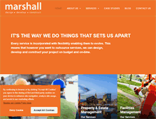 Tablet Screenshot of marshallpropertyconstruction.co.uk
